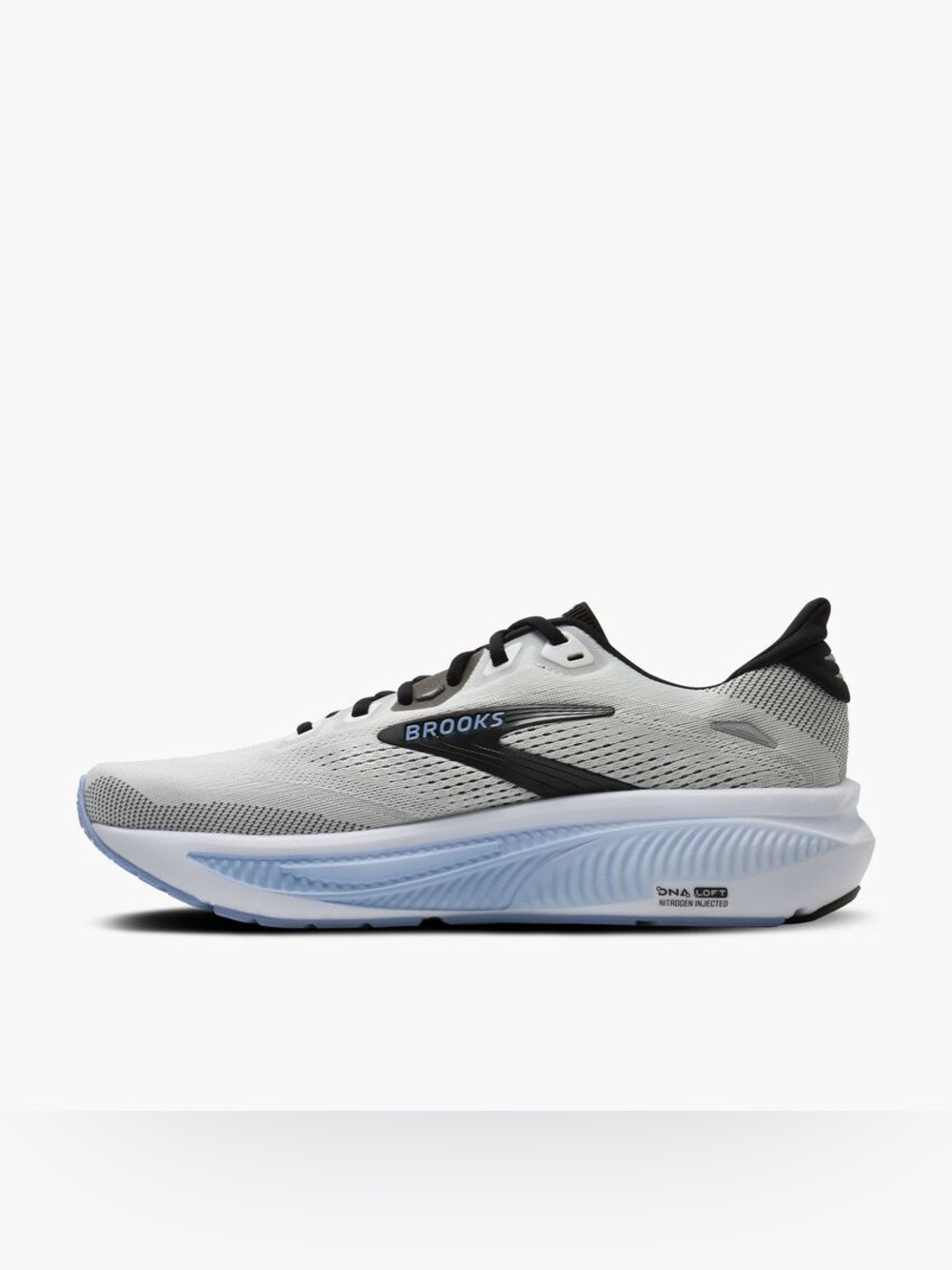 NEW Brooks Ghost 18 Running Shoes in White/Black/Open Air Shoes Sz: 8.5 Men - Picture 12 of 12
